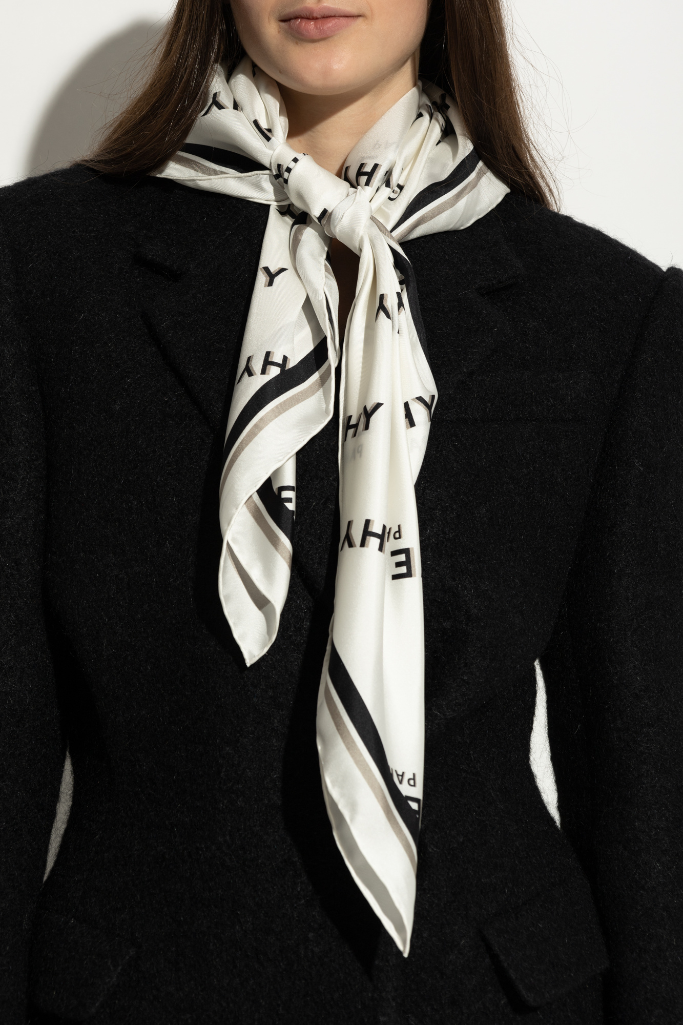 Givenchy Silk scarf with monogram | Women's | Vitkac